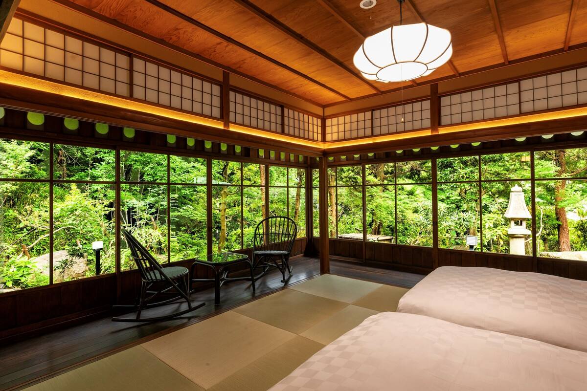 Rumah bergaya Jepang  | Brankas, setrika/meja setrika, dan Wi-Fi gratis