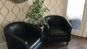 Sitteområde i lobbyen