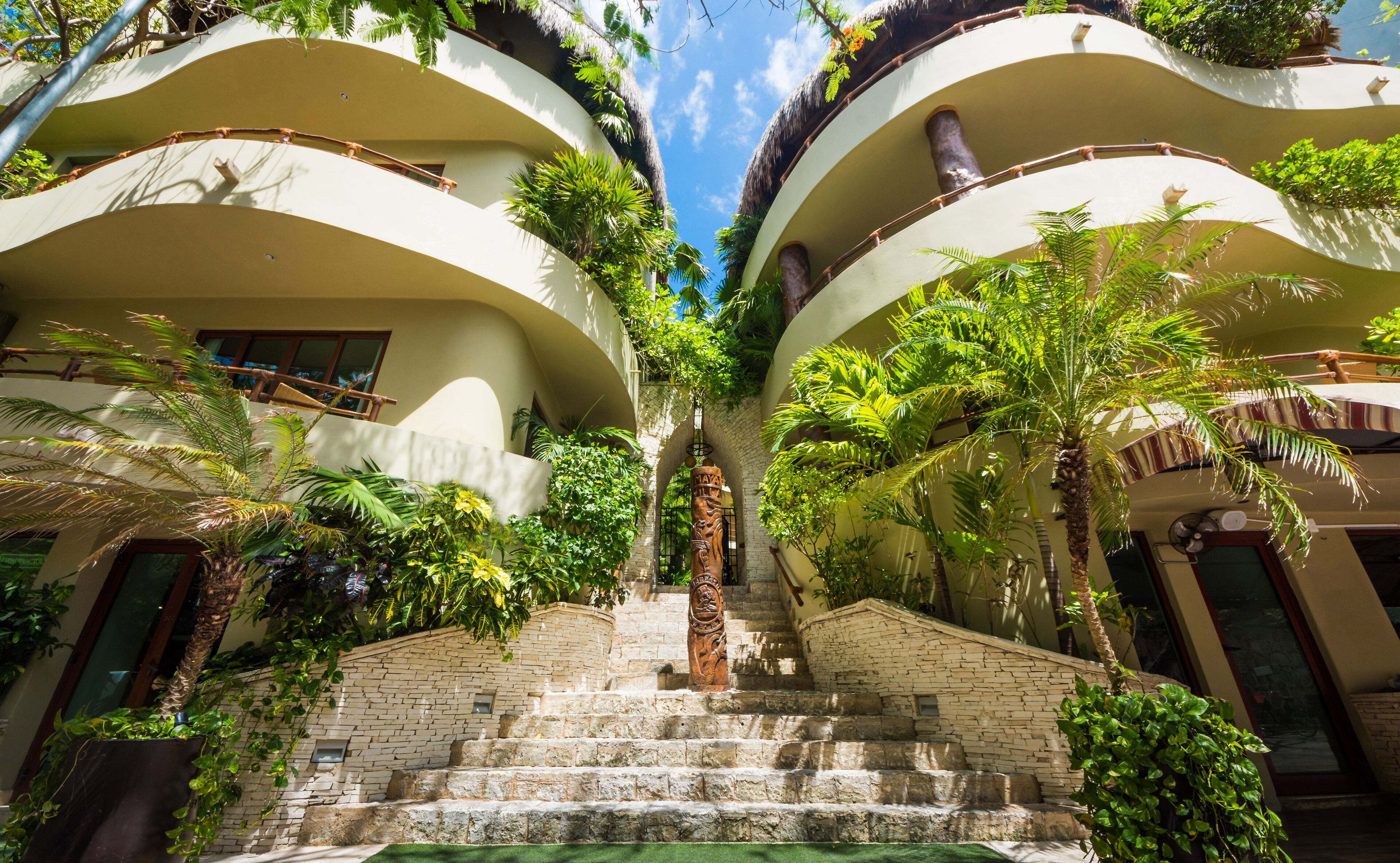 Entrada de la propiedad