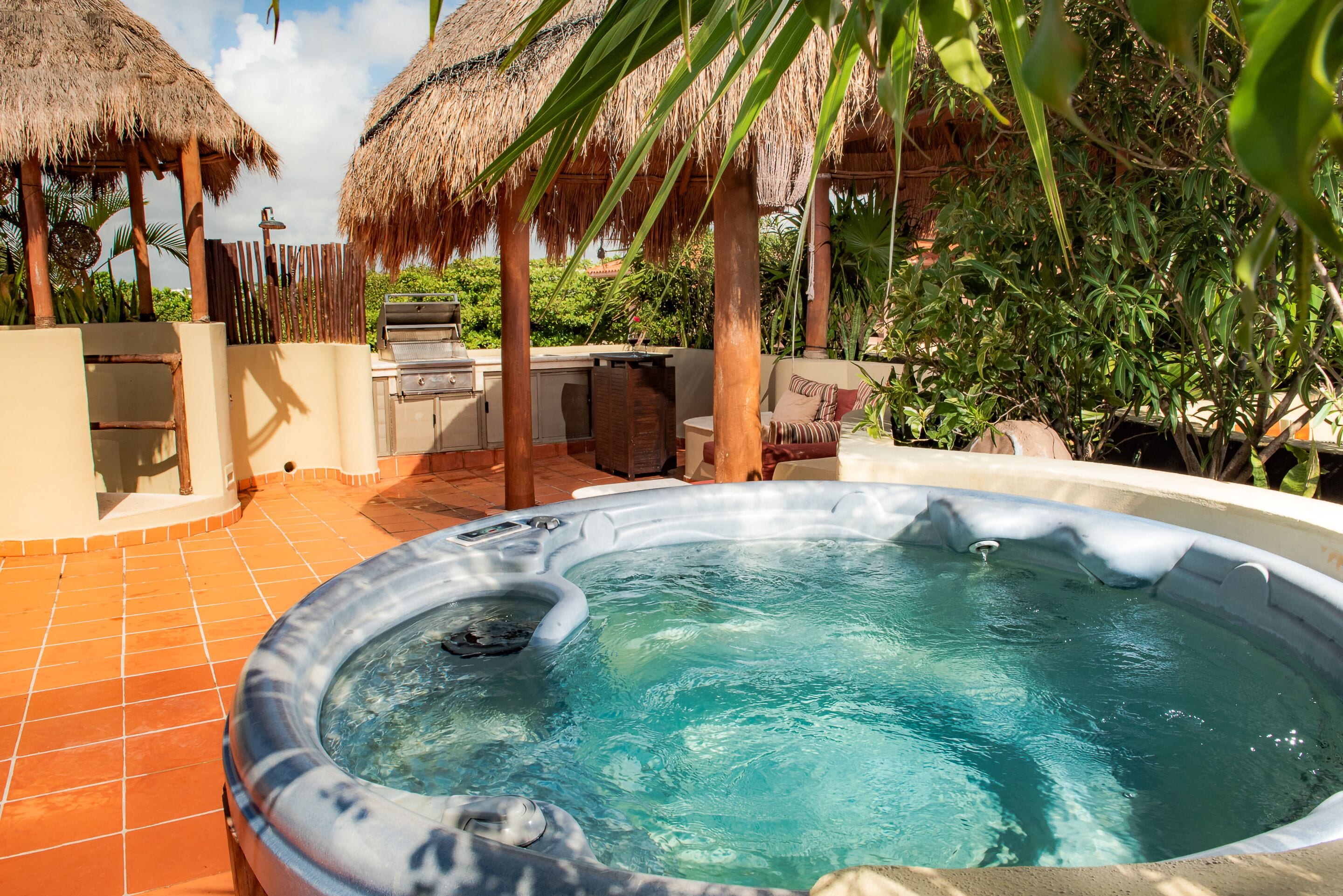 尊爵頂樓客房, 2 間臥室, 熱水浴缸 | 私人 Spa 浴池