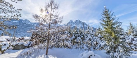 Vue sur les montagnes