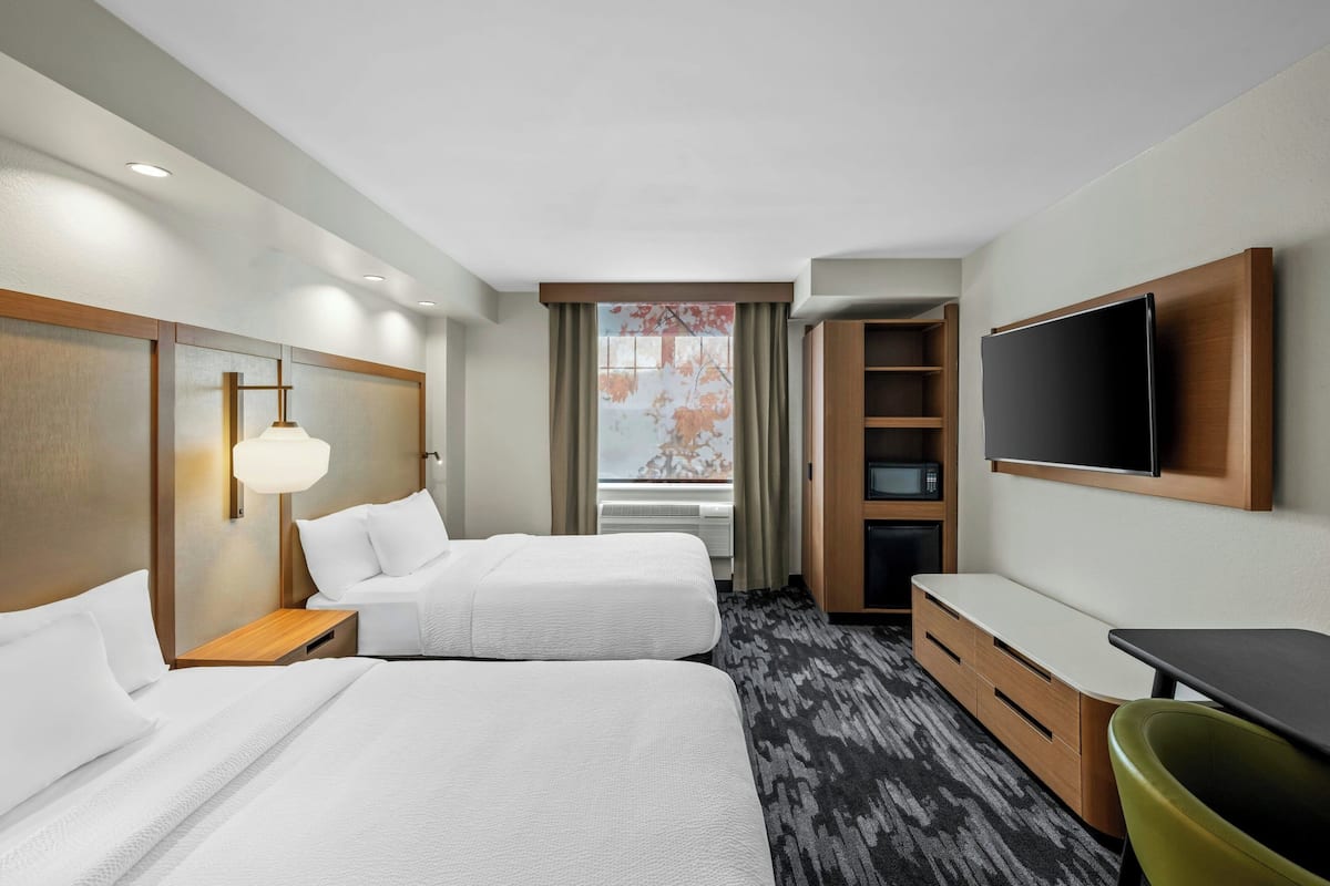 Family Studio, Multiple Beds | Desk, laptop workspace, blackout drapes, iron/ironing board