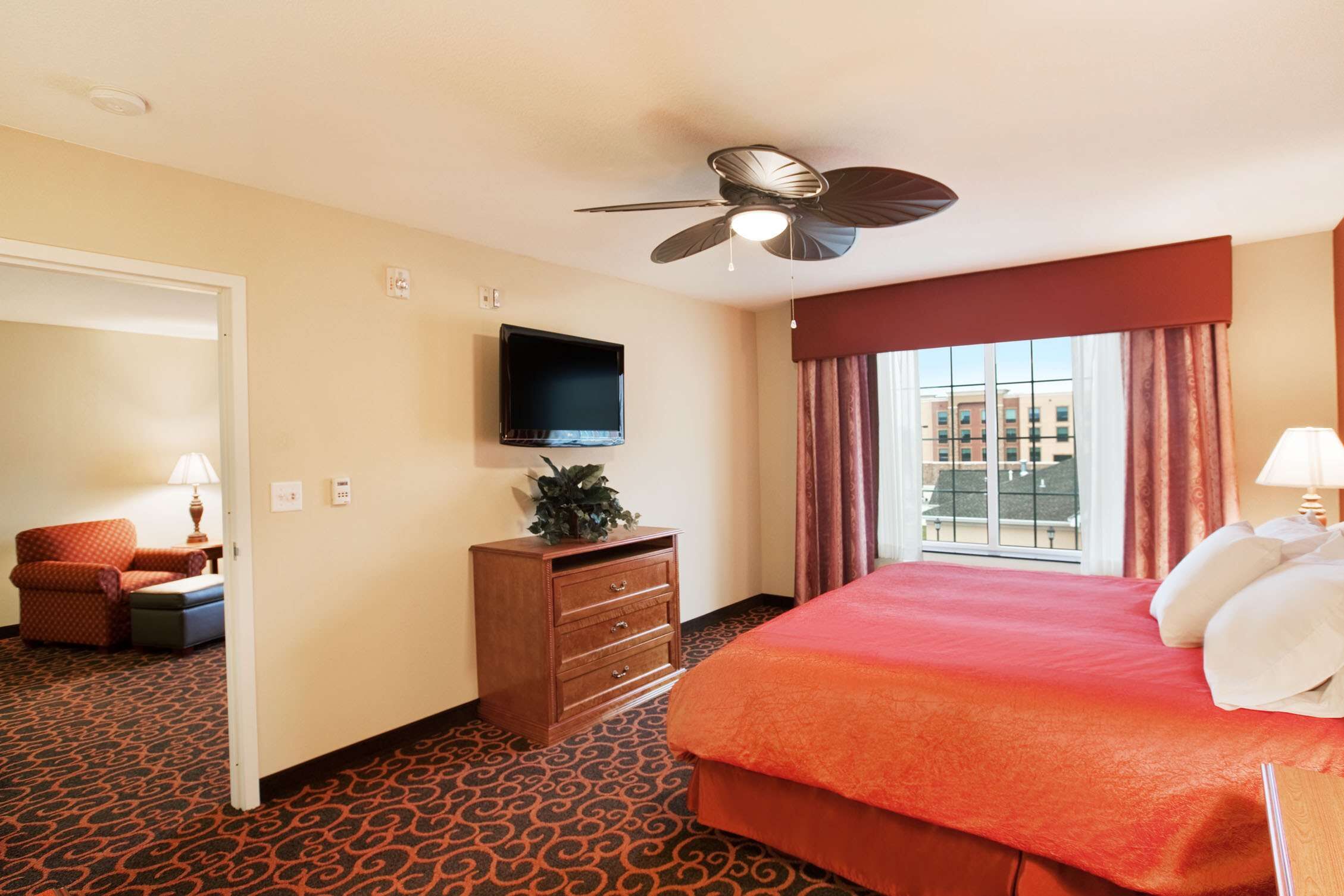 desk, laptop workspace, iron/ironing board, free cots/infant beds