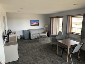 1 bedroom, desk, iron/ironing board, rollaway beds