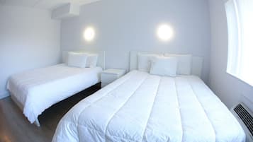 Iron/ironing board, free WiFi, bed sheets, alarm clocks