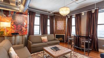 Premium bedding, down comforters, pillowtop beds, individually decorated