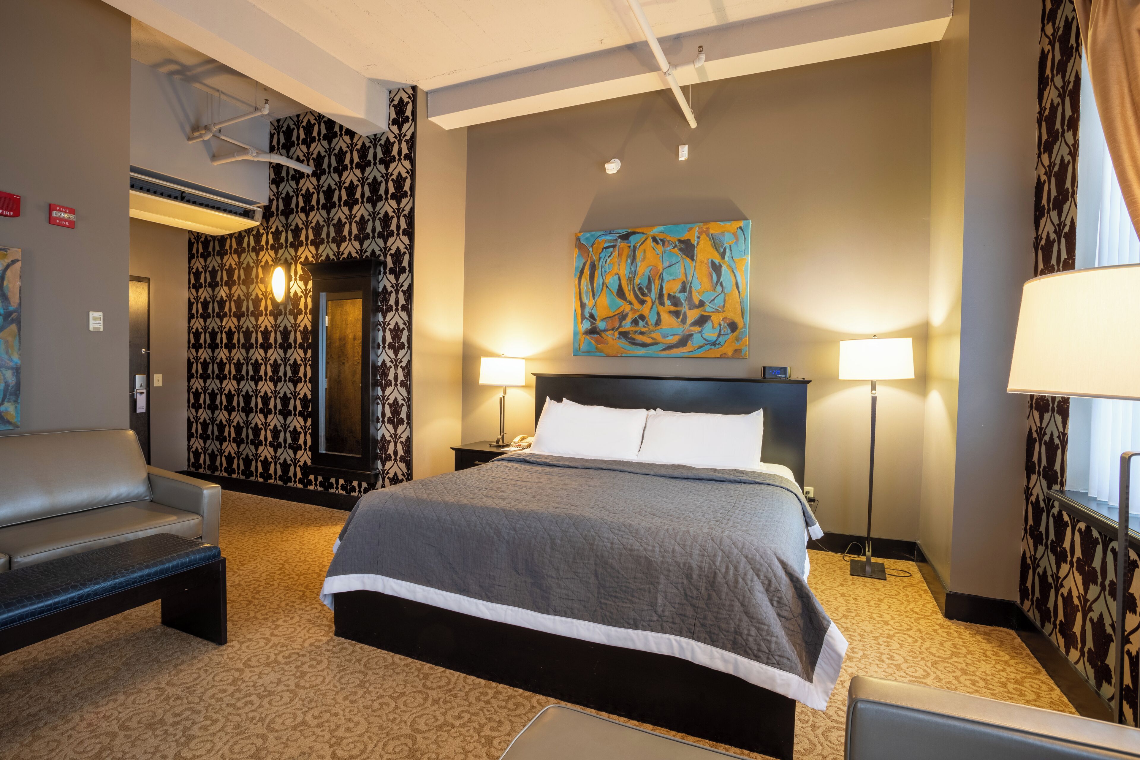 suite, 1 king bed with sofa bed, non smoking | premium bedding, down duvets, pillow-top beds, individually decorated