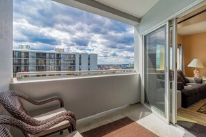 Superior Suite, 1 Queen Bed with Sofa bed, Balcony (Top Floor) | Terrace/patio - Watson's Regency Suites (Ocean City)