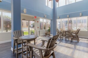 Sala de estar en el lobby