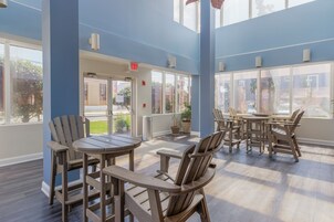 Sala de estar en el lobby