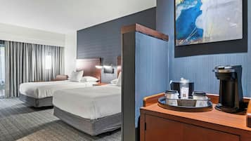 Room, 2 Queen Beds | Premium bedding, pillowtop beds, desk, iron/ironing board