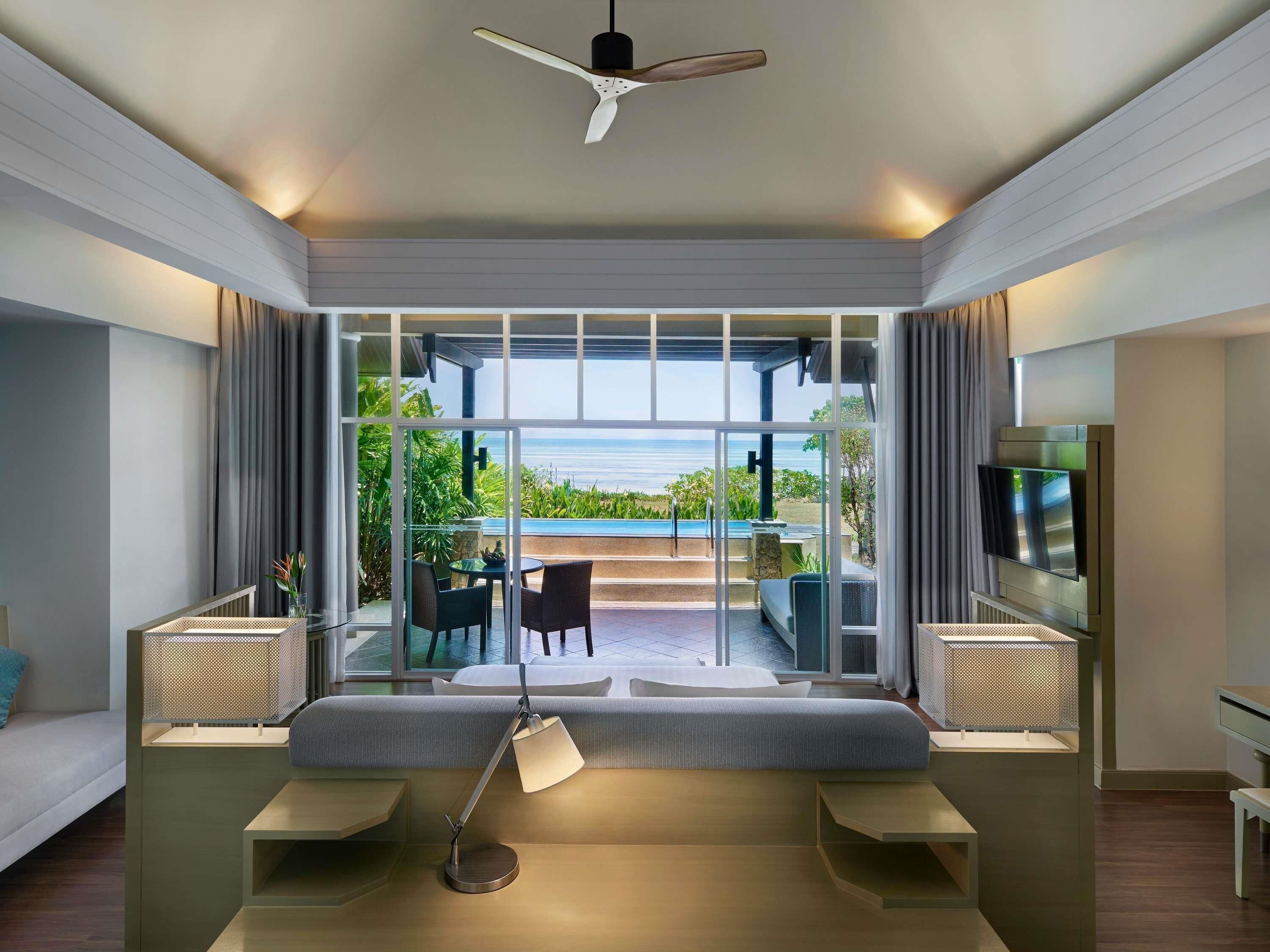Villa, 1 King Bed, Beachfront | 1 bedroom, premium bedding, down duvets, memory-foam beds