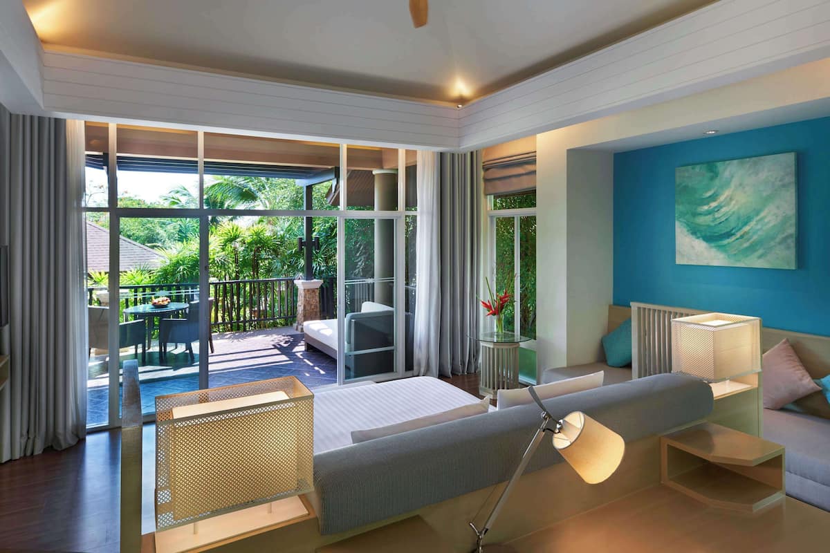 Villa, 1 Katil Raja (King), Garden View | 1 bilik tidur, peralatan tempat tidur premium, gebar bulu kapas