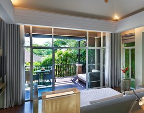 Villa, 1 cama King size, vista al jardín | Vista al jardín