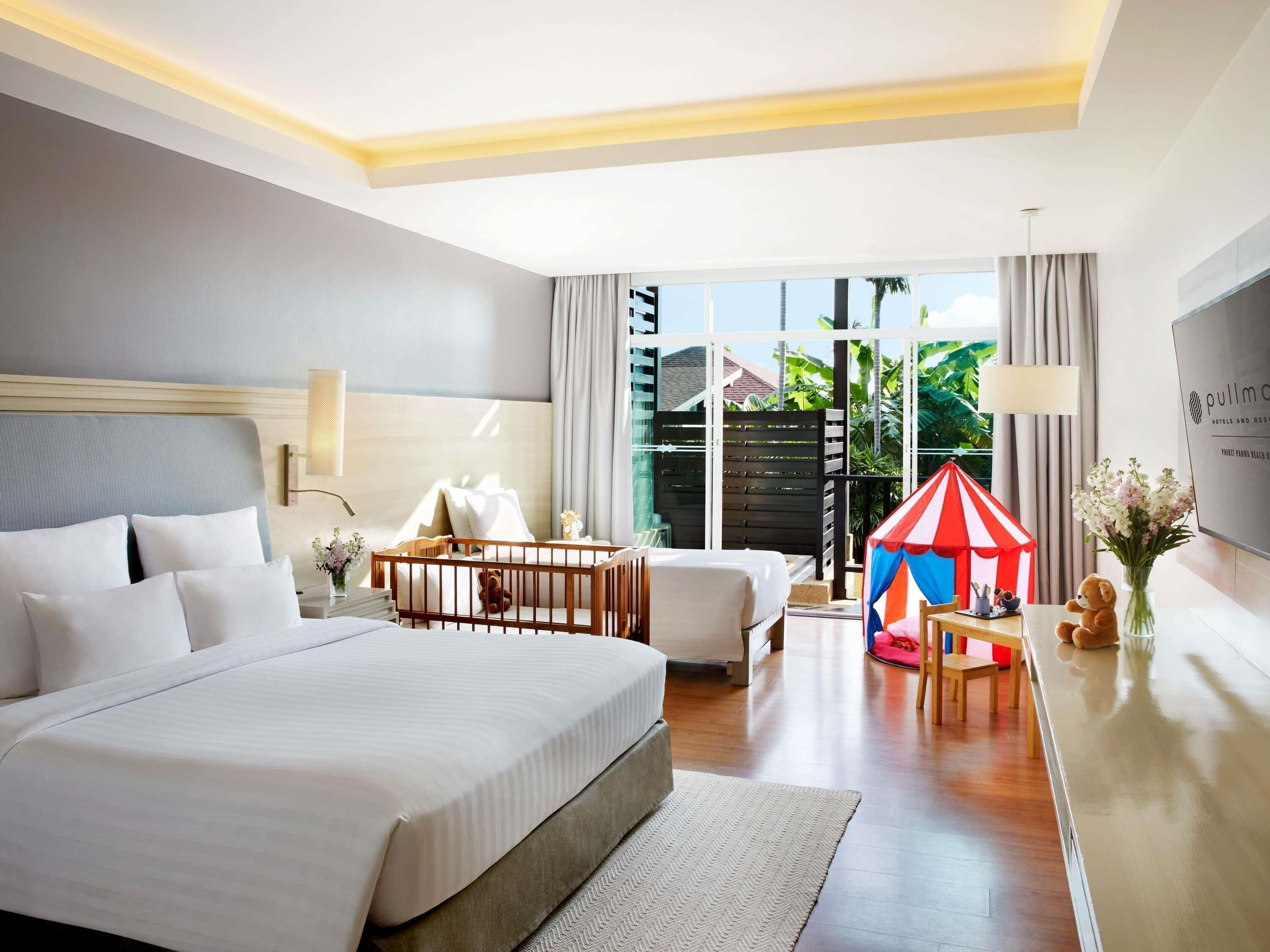 Deluxe Room, 1 Katil Raja (King) dengan Katil Sofa, Balcony (Family) | 1 bilik tidur, peralatan tempat tidur premium, gebar bulu kapas 
