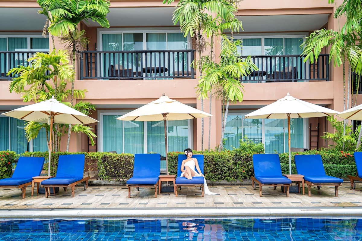 Familien-Suite, 1 Schlafzimmer, Balkon, Gartenblick | 1 Schlafzimmer, hochwertige Bettwaren, Daunenbettdecken