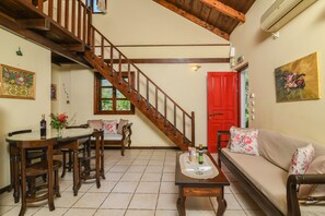 Traditional Villa (Agapi) | Living area | TV, DVD player - Villas Therianos (Zakynthos)