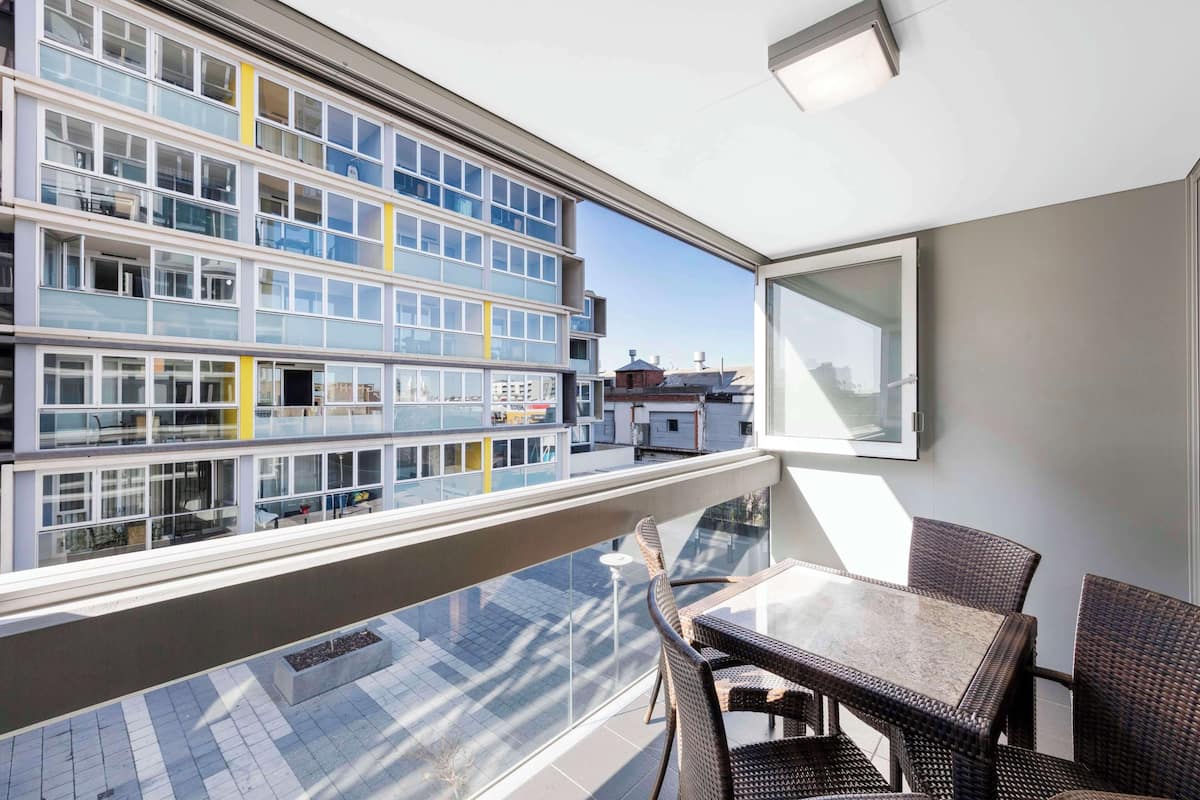 1 Bedroom Apartment | Down comforters, desk, iron/ironing board, cribs/infant beds