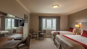 In-room safe, desk, blackout curtains, iron/ironing board