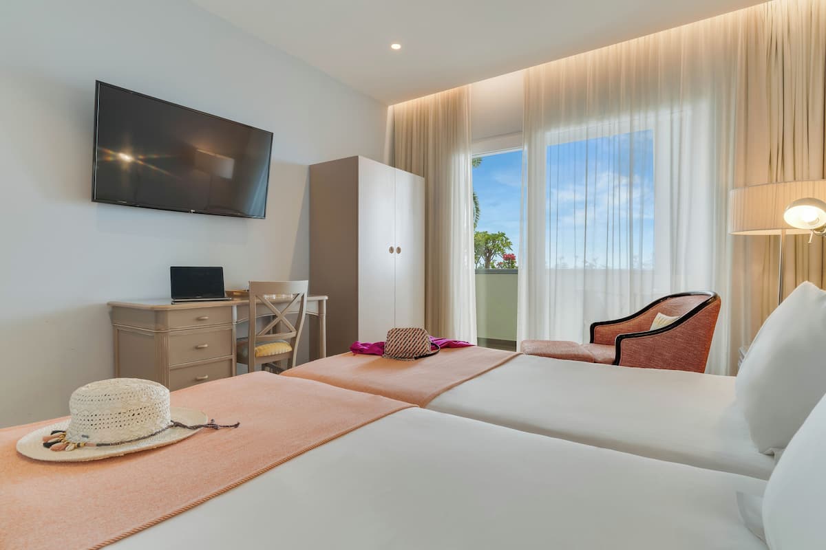 Habitación con 2 camas individuales (Promenade) | Minibar, caja de seguridad en la habitación y escritorio