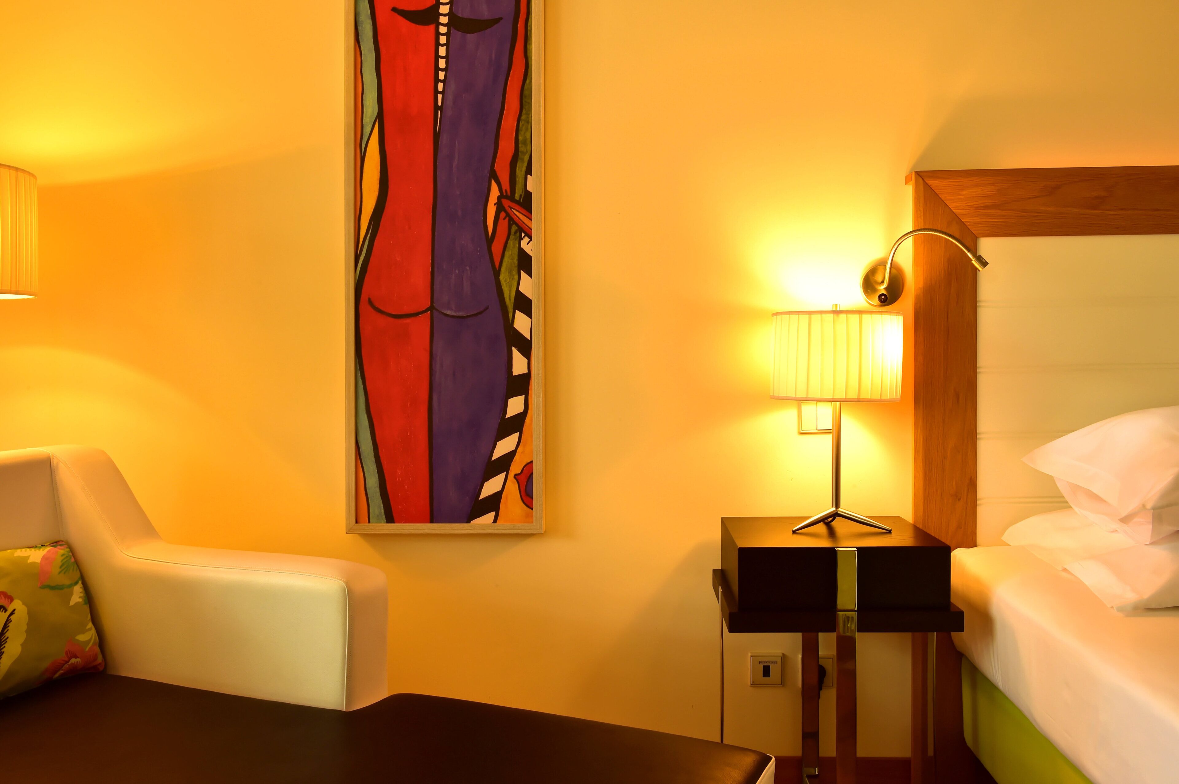 Minibar, in-room safe, desk, blackout drapes