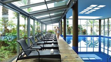 Indoor pool, outdoor pool