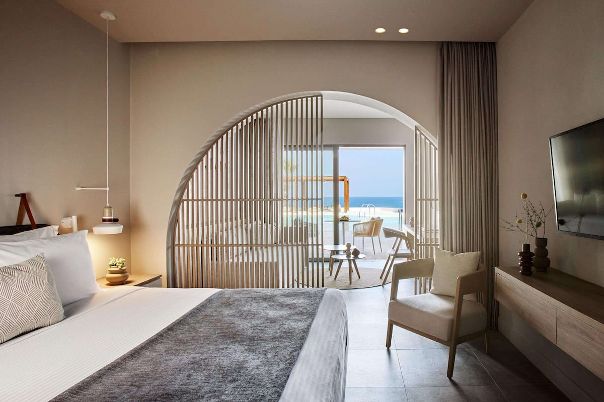 1 habitación y ropa de cama de alta calidad