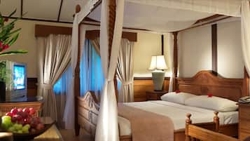 Minibar, in-room safe, desk, rollaway beds