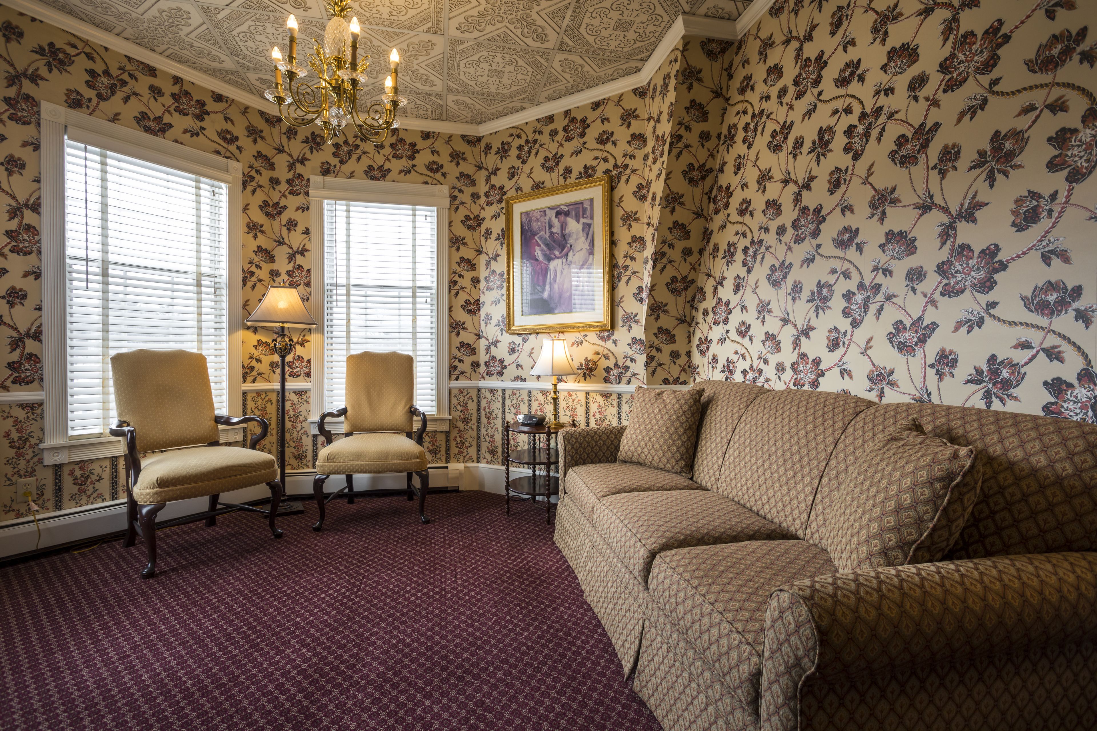 cherry blossom suite, bay view | living area