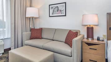 55-inch LCD TV with cable channels, TV