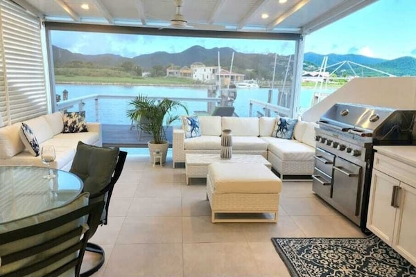 Luxury Villa, 2 Bedrooms, Balcony (Waterfront) | Private kitchen | Fridge, microwave, stovetop, coffee/tea maker