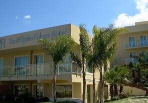 Majoituspaikan julkisivu