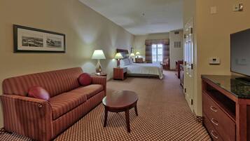 Hypo-allergenic bedding, in-room safe, desk, iron/ironing board