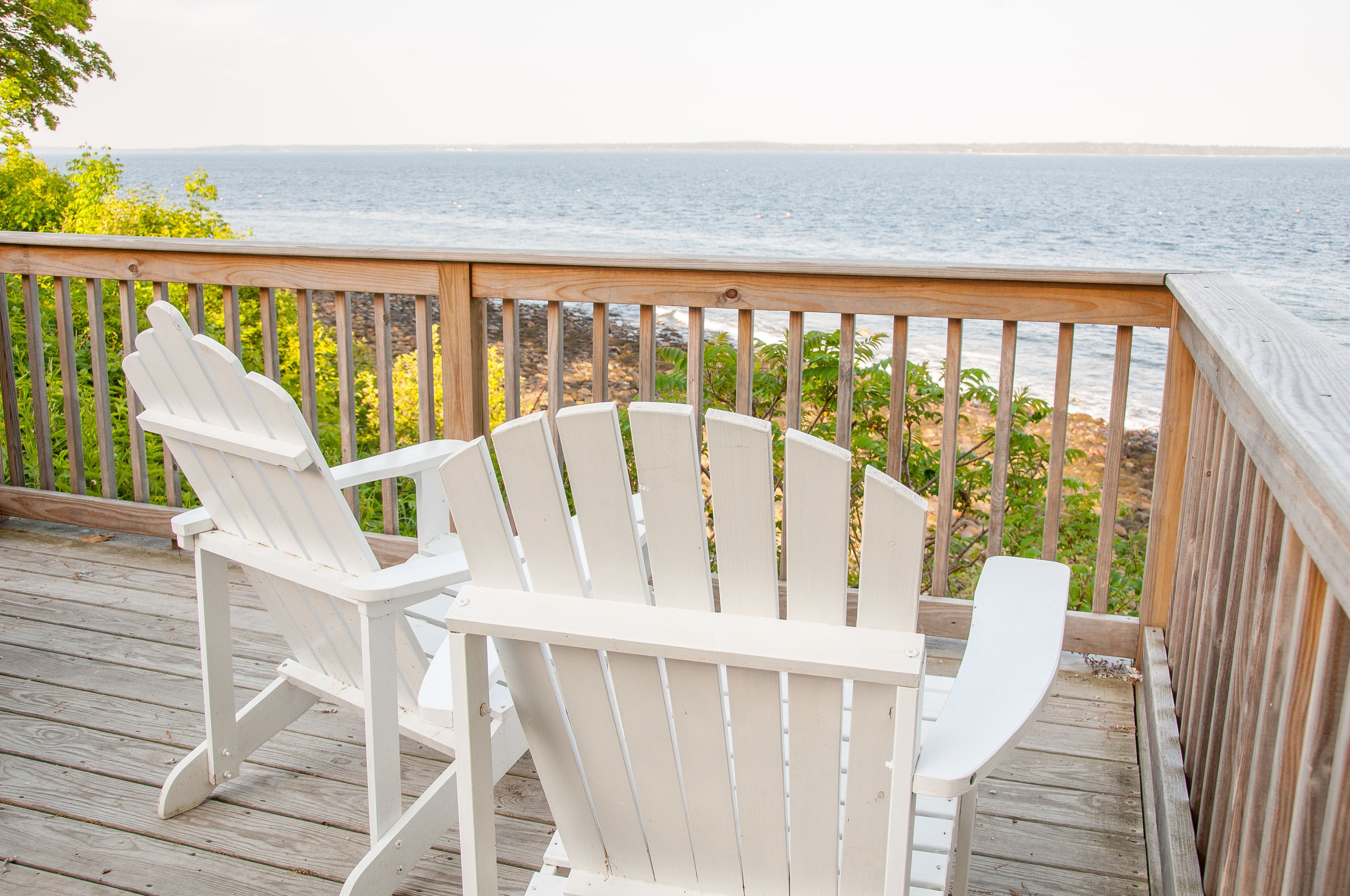 Oceanfront Cottage, 1 King, Sofa Bed | Balcony
