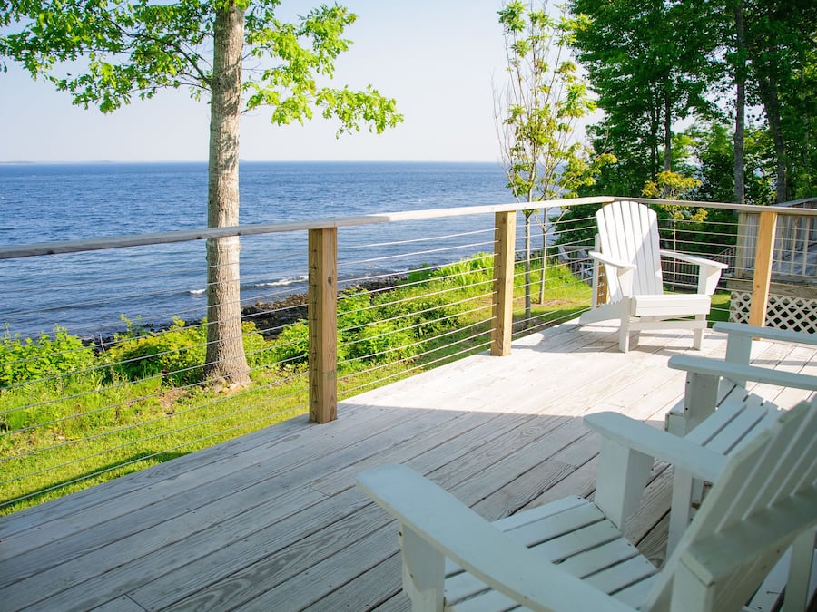 Oceanfront Cottage, 1 King, Sofa Bed | Veranda