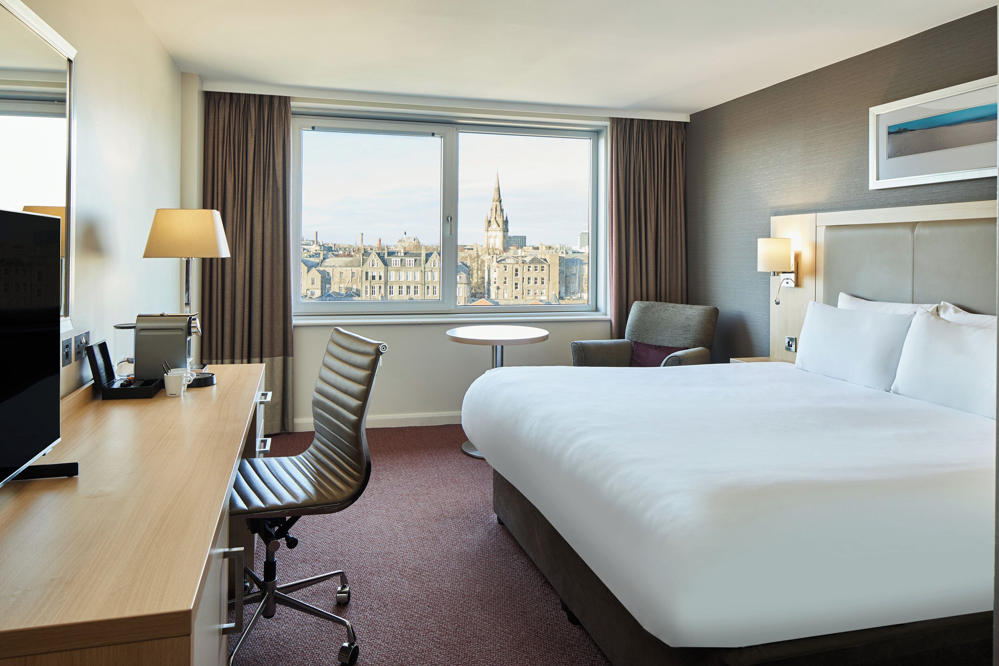 In-room safe, desk, laptop workspace, iron/ironing board