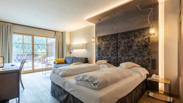 Junior-Suite | Italienische Bettbezüge von Frette, hochwertige Bettwaren
