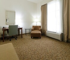 Desk, blackout drapes, iron/ironing board, free WiFi