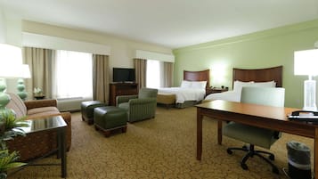 Desk, blackout drapes, iron/ironing board, free WiFi