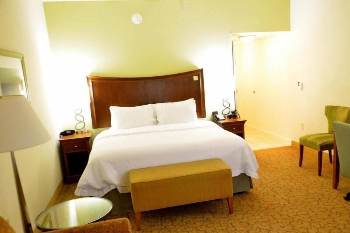 Desk, blackout drapes, iron/ironing board, free WiFi
