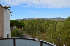 Blick von der Unterkunft