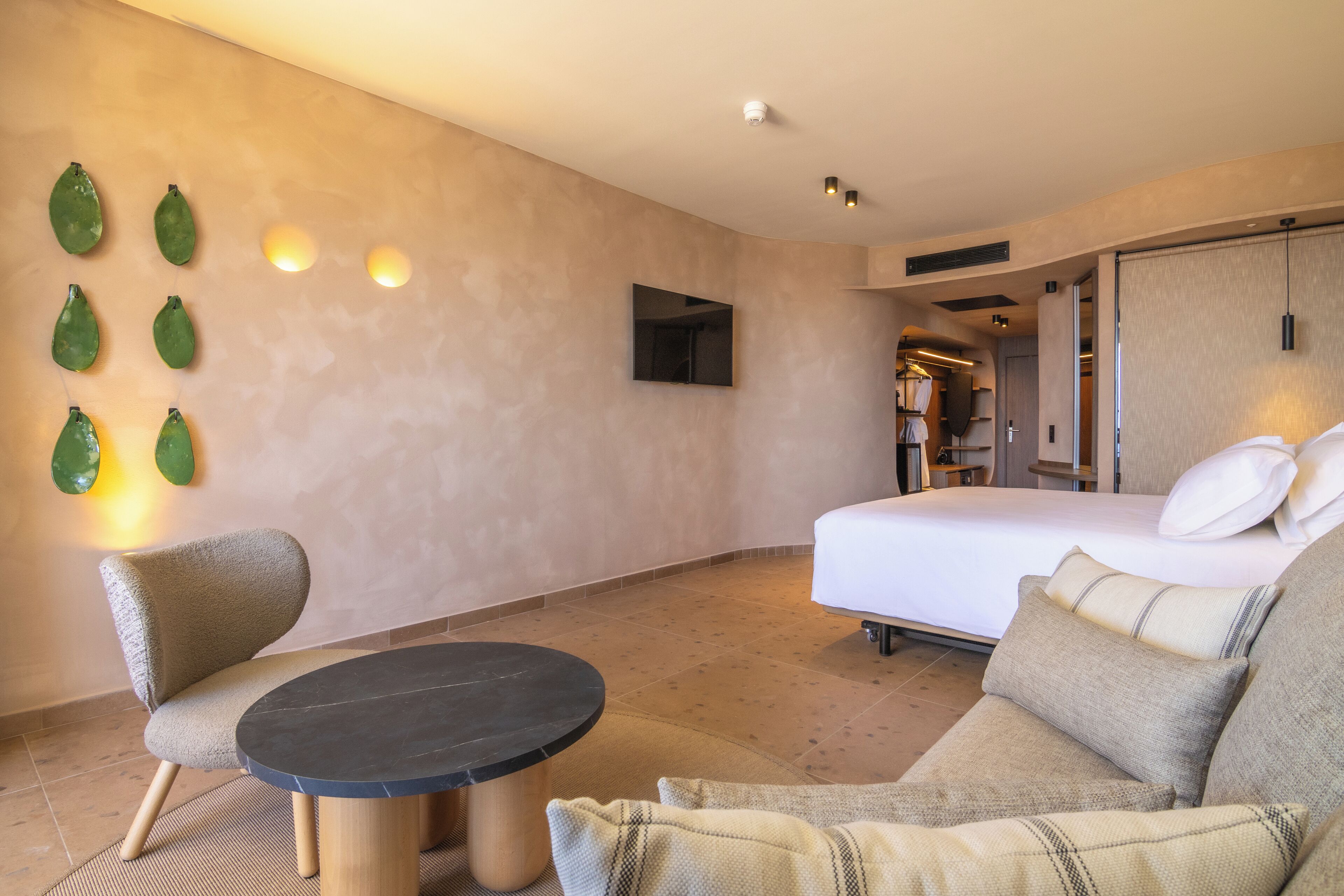 1 bedroom, memory-foam beds, desk, blackout curtains