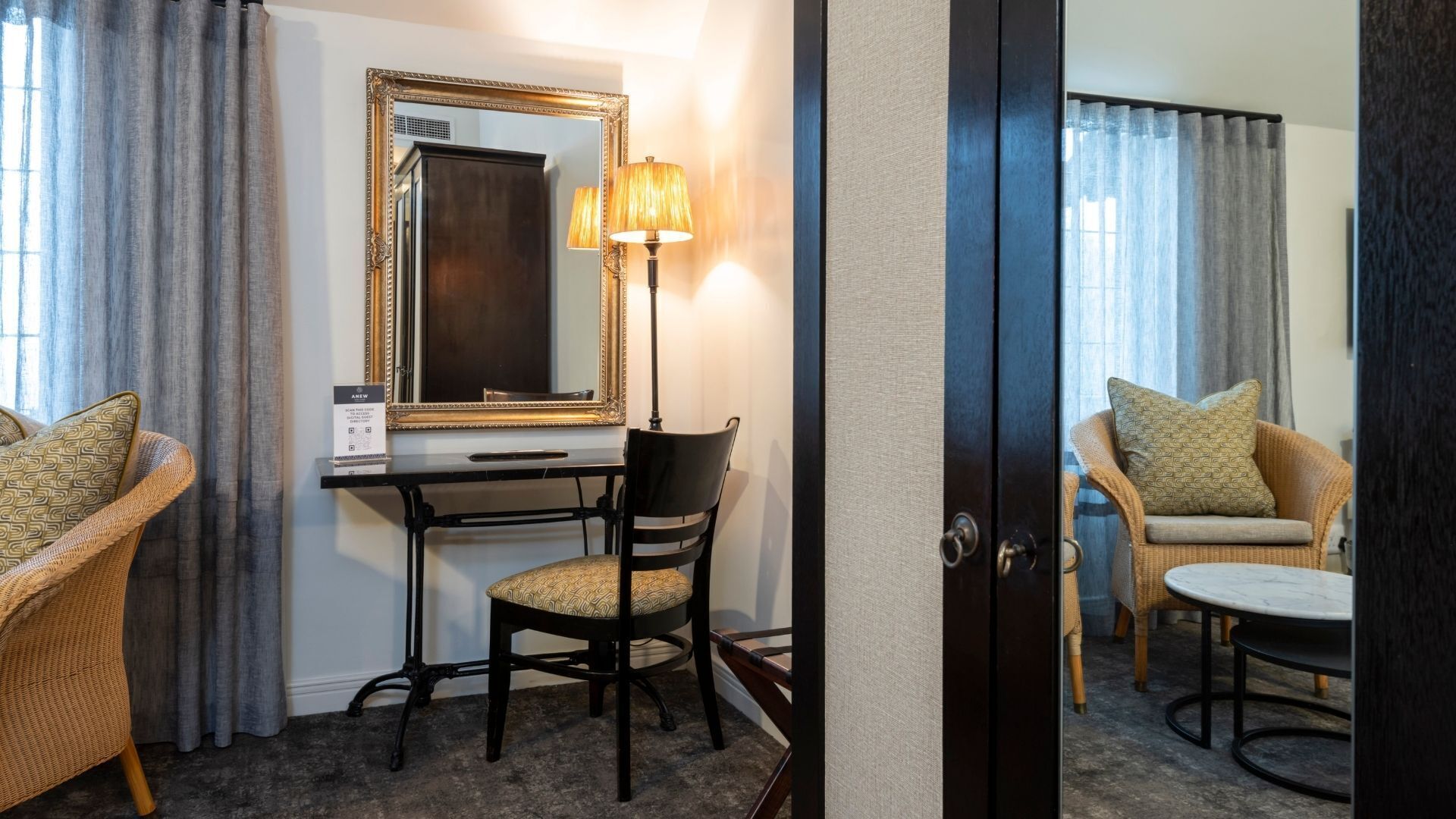 family room, 2 queen beds | 1 bedroom, premium bedding, minibar, in-room safe