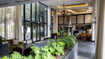 Sala de estar en el lobby