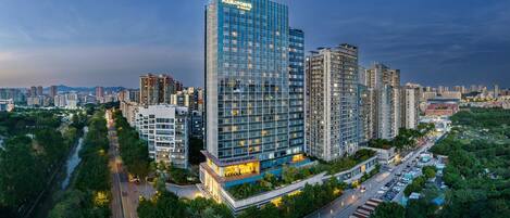 Front of property - evening/night