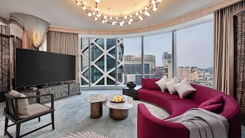 Suite (Nüwa Suite) | Zona de estar | Televisión de 42 pulgadas con canales por cable