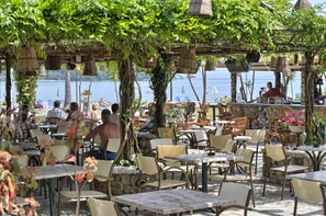 Blick von der Unterkunft