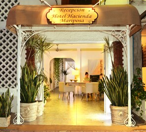 Entrée de l’hébergement