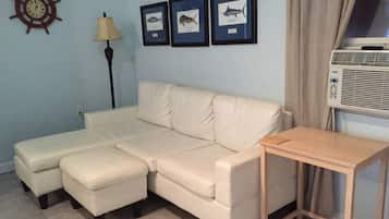 Departamento, 2 habitaciones | Sala de estar | Televisión y reproductor de DVD