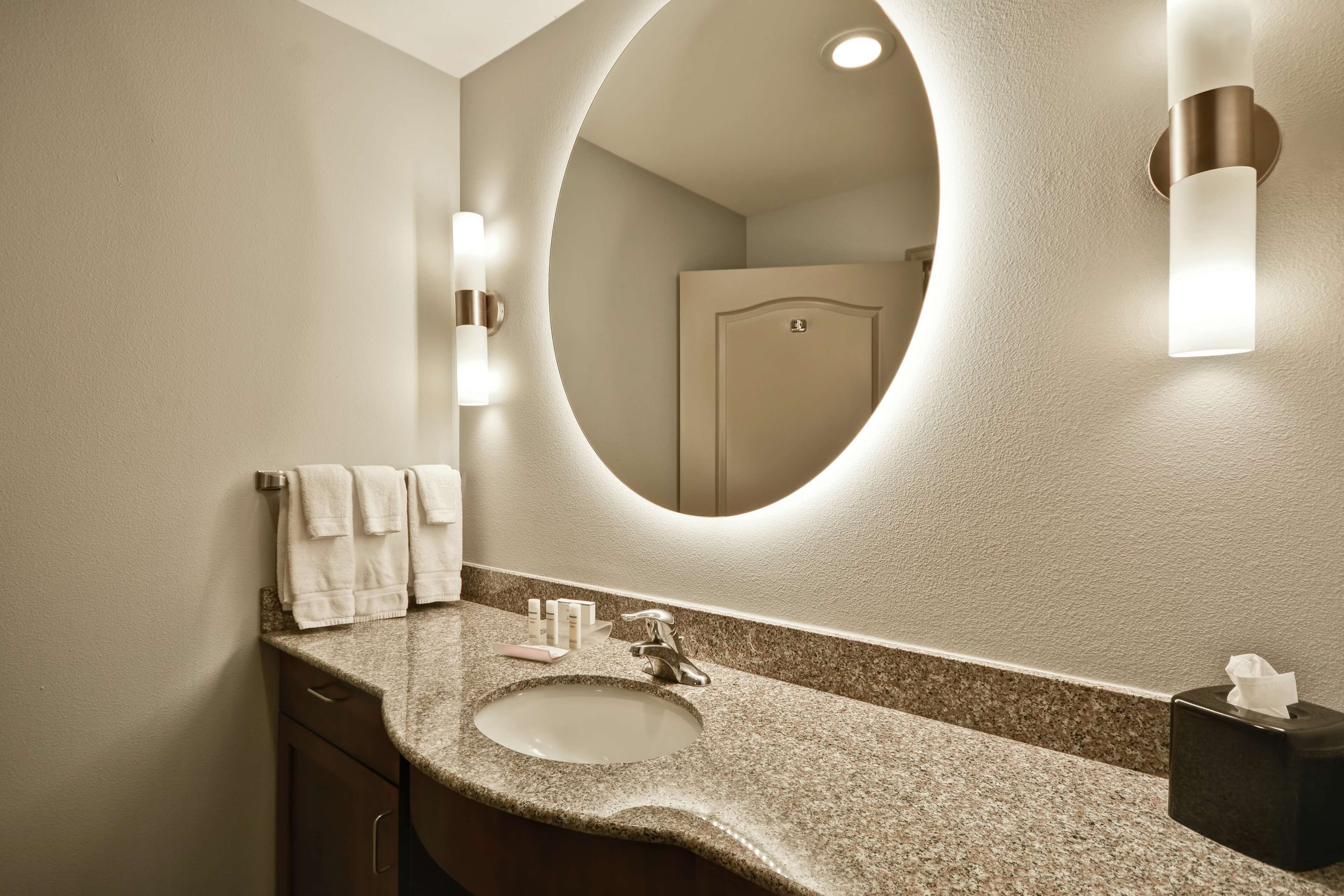 suite, accessible, non smoking (mobility & hearing, 3x3 shower) | bathroom | designer toiletries, hair dryer, towels, shampoo
